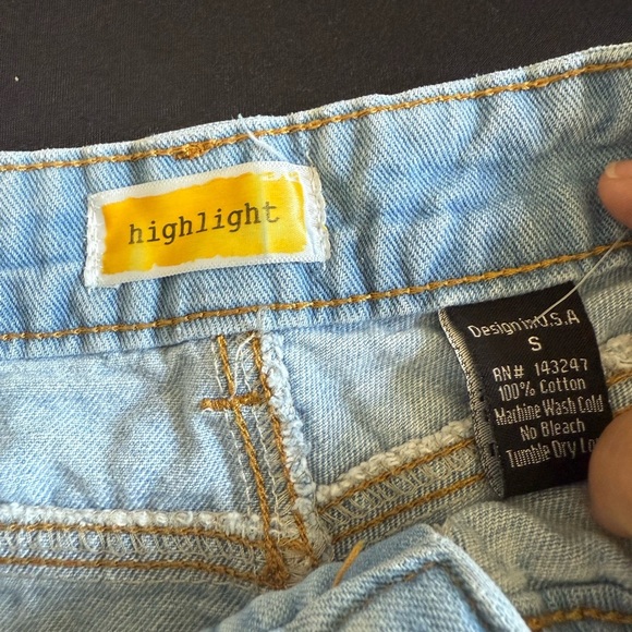 Highlight Distressed Light Blue Women's Jeans in Size S - Picture 2 of 11